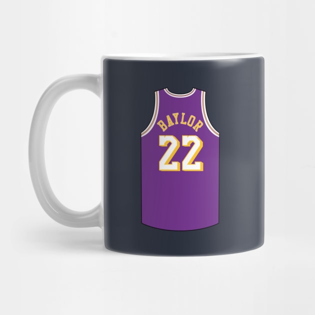 Elgin Baylor Los Angeles Jersey Qiangy by qiangdade